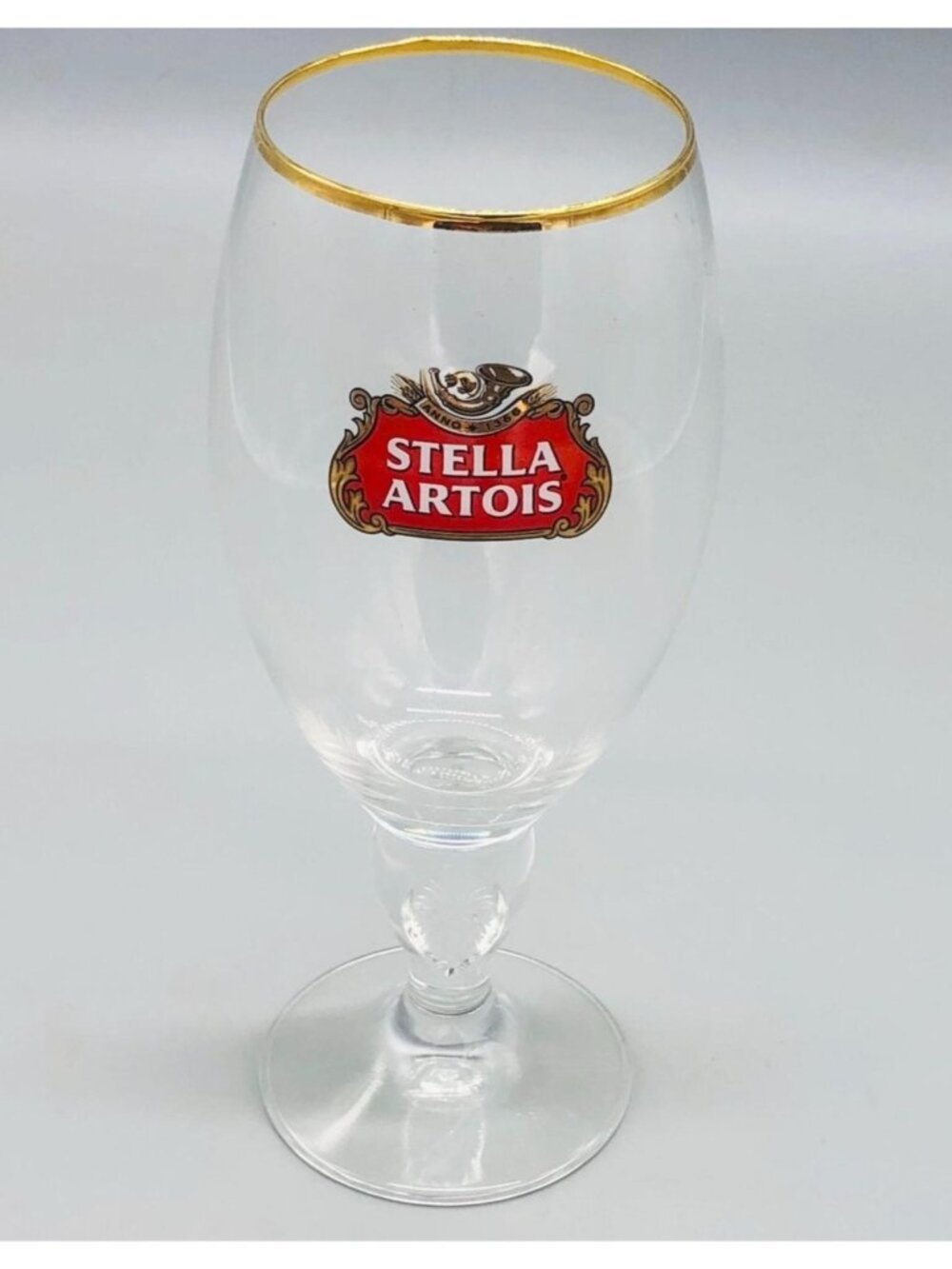 Stella Artois Stemmed Beer Glassware 50CL  Stem Height 2" Height 8.5" READ